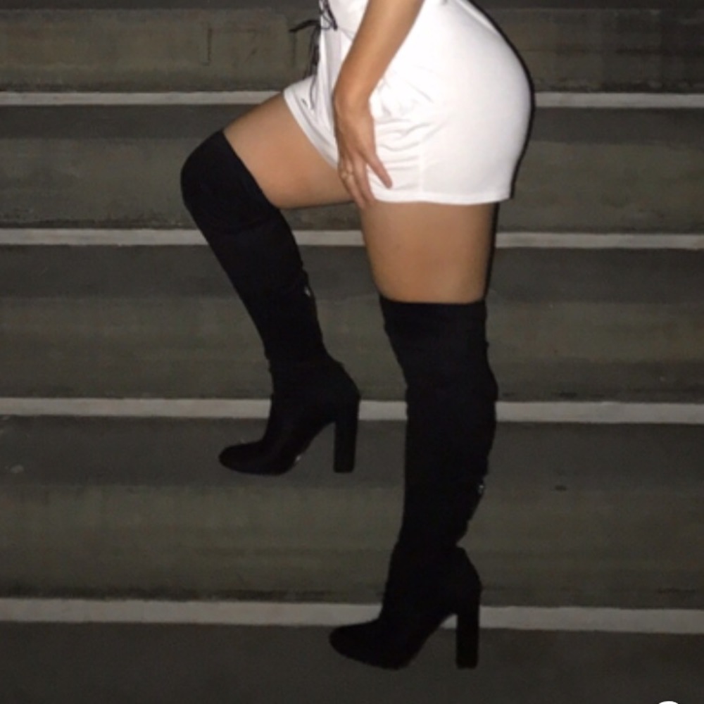 Steve Madden Thigh High Suede Boots